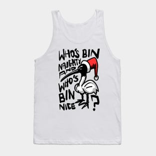 Christmas Bin Chicken T Shirt - Australian Bin Chicken Christmas Themed Tee with quote Tank Top